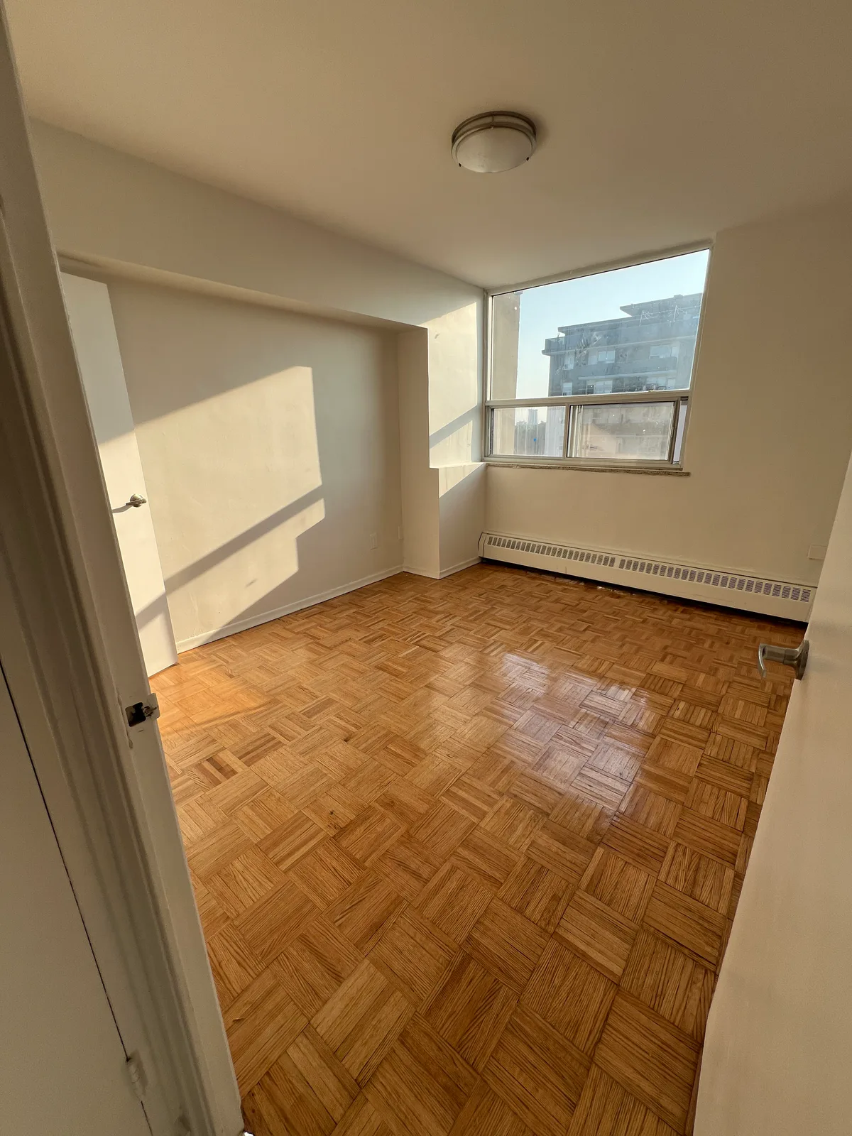 Finished bedroom with parquet flooring at Kingsbridge, Bathurst