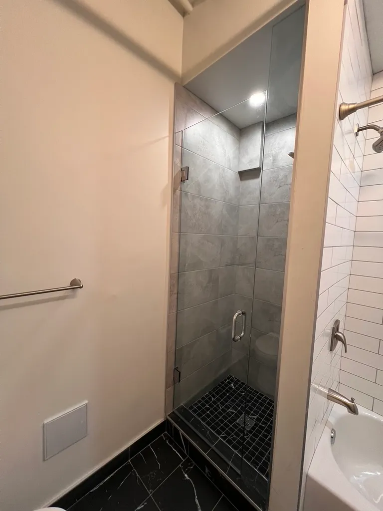 Completed 34 Noble glass shower and bathroom vanity
